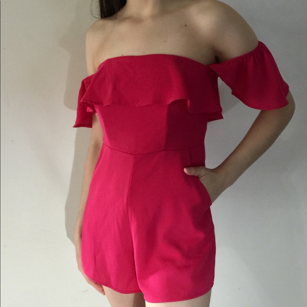 Off the Shoulder Romper